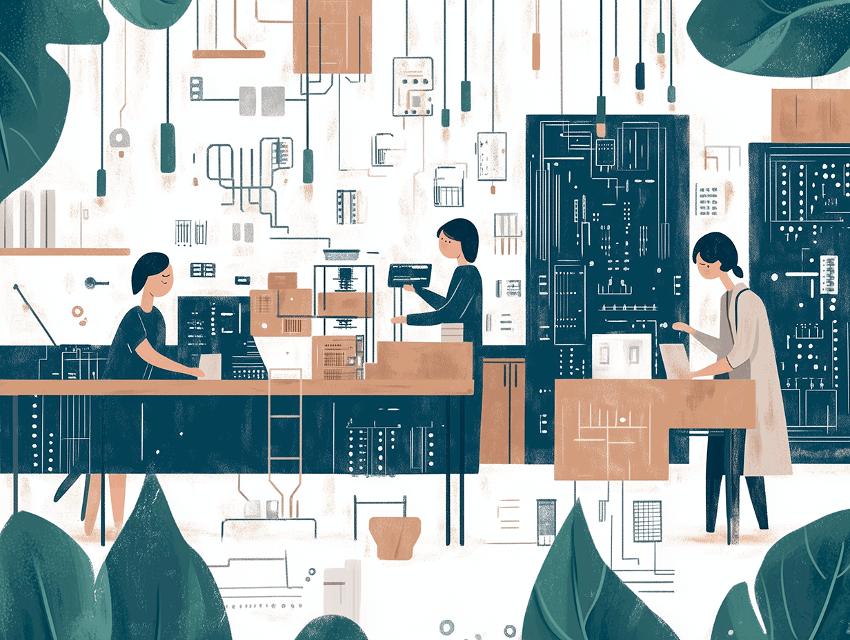 Estrategia de ventas Ilustración de Estrategia de ventas